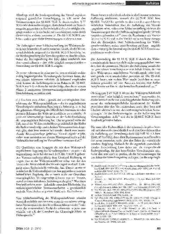 Vorschauseite 6: Die reformatio in peius im sozialrechtlichen Widerspruchsverfahren - unter besonderer Berücksichtigung des Anhörungsgebots -