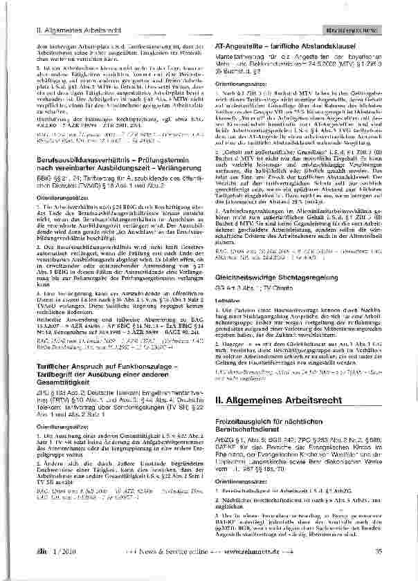 Vorschauseite 3: Stufenzuordnung nach TV-L - Anrechnung von Berufserfahrung/förderlichen Zeiten