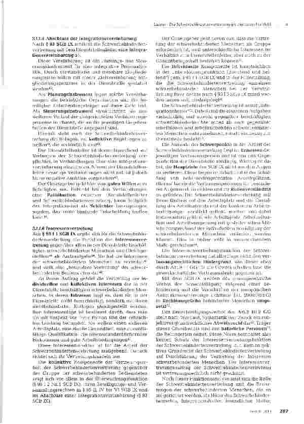 Vorschauseite 4: Die Schwerbehindertenvertretung in der Dienststelle - Ihre Stellung im tripolaren Kraftfeld Dienststellenleiter/Personalvertretung/gewerkschaftliche Vertrauensleute und zur Gleich…