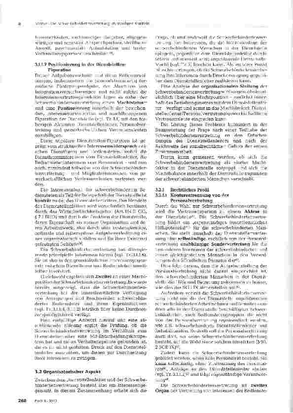 Vorschauseite 5: Die Schwerbehindertenvertretung in der Dienststelle - Ihre Stellung im tripolaren Kraftfeld Dienststellenleiter/Personalvertretung/gewerkschaftliche Vertrauensleute und zur Gleich…