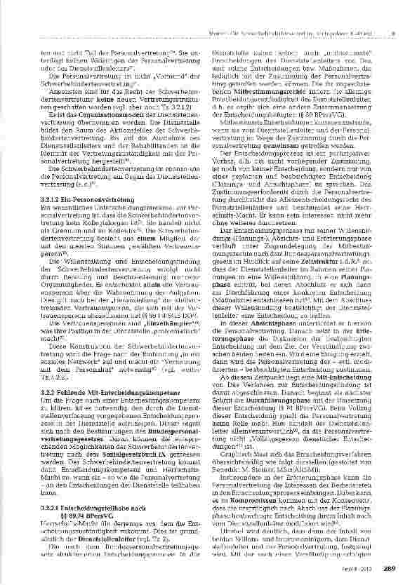 Vorschauseite 6: Die Schwerbehindertenvertretung in der Dienststelle - Ihre Stellung im tripolaren Kraftfeld Dienststellenleiter/Personalvertretung/gewerkschaftliche Vertrauensleute und zur Gleich…