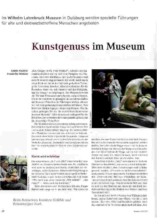 Vorschauseite 1: Kunstgenuss im Museum