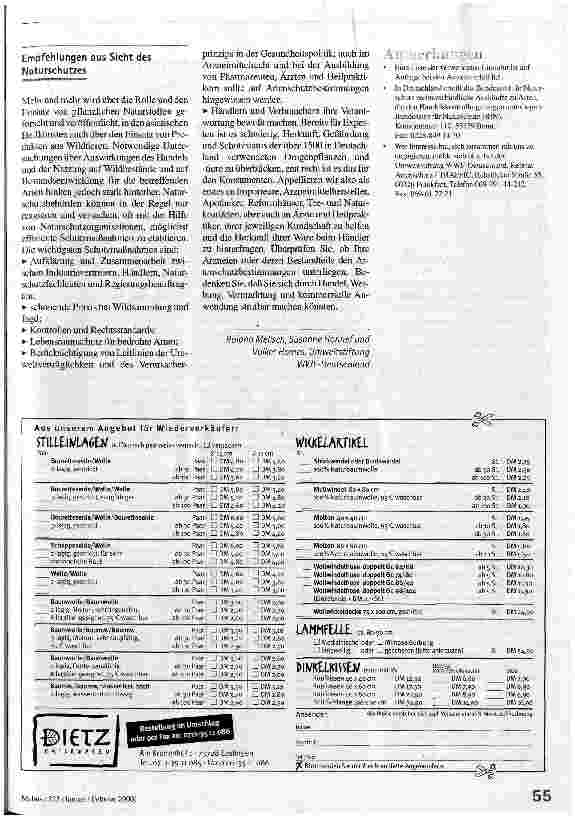 Vorschauseite 4: Heilkraft aus der Wildnis Medizin und Artenschutz