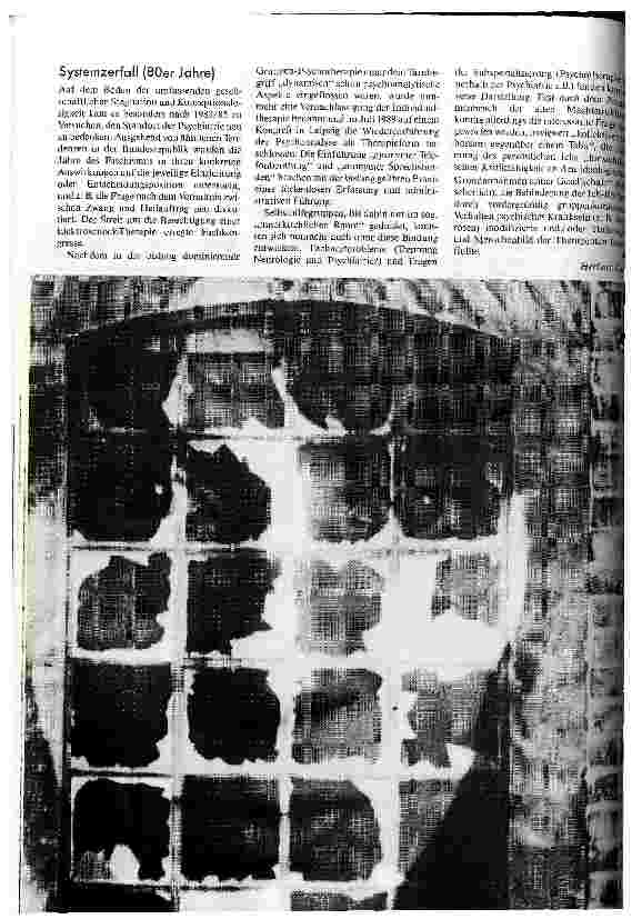 Vorschauseite 3: Psychiatrie in der DDR Differenzierung vonnöten, Schlagworte unbrauchbar