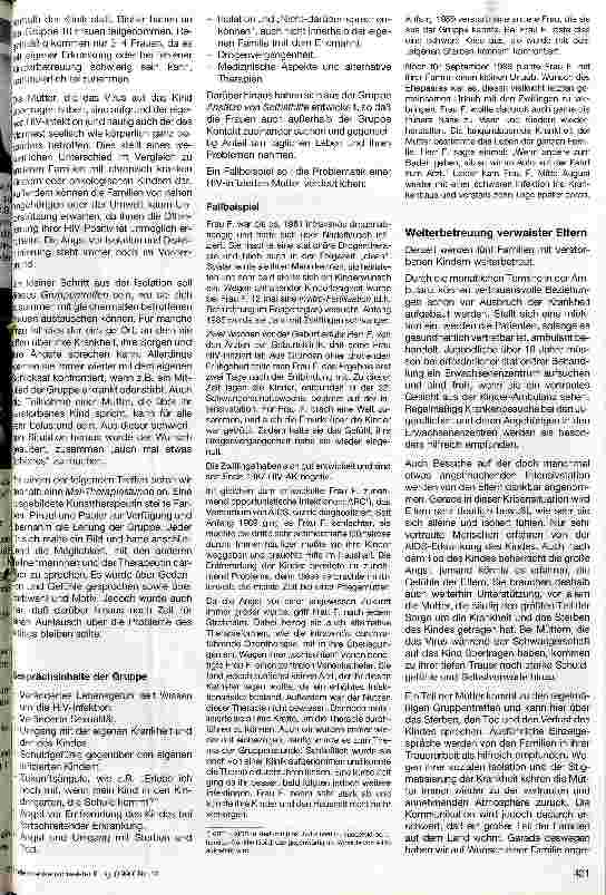 Vorschauseite 2: Aufgaben und Erfahrungen einer Kinderkrankenschwester in einer pädiatrischen Immundefekt-Ambulanz