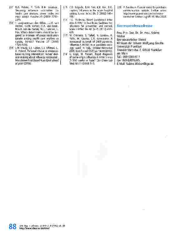 Vorschauseite 4: Impfen zu Zeiten der „Schweinegrippe: Von Panik (mache) bis zur Pandemie