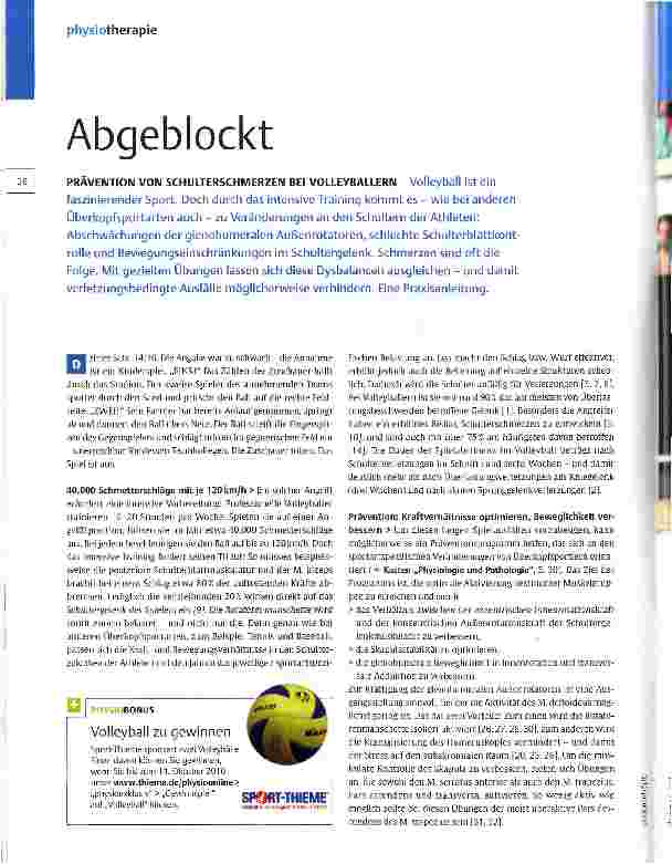Vorschauseite 1: Abgeblockt