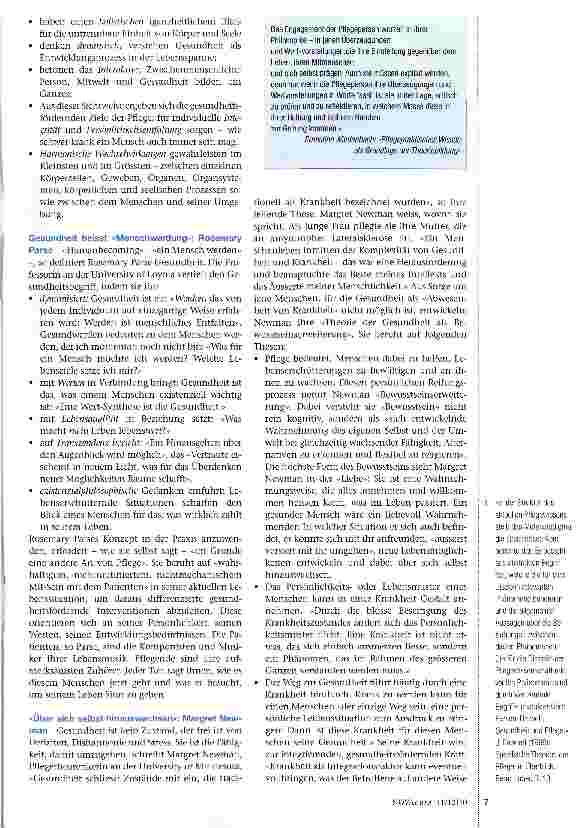 Vorschauseite 2: Dimensionen der Gesundheit Gesundheitskonzepte in pflegerischer Verantwortung