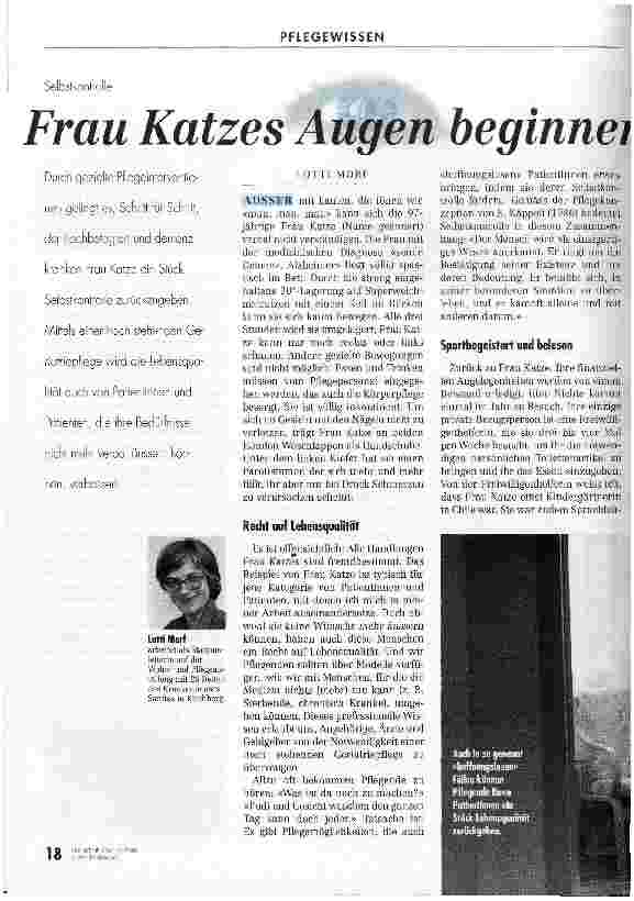 Vorschauseite 1: Frau Katzes Augen beginnen wieder zu leben
