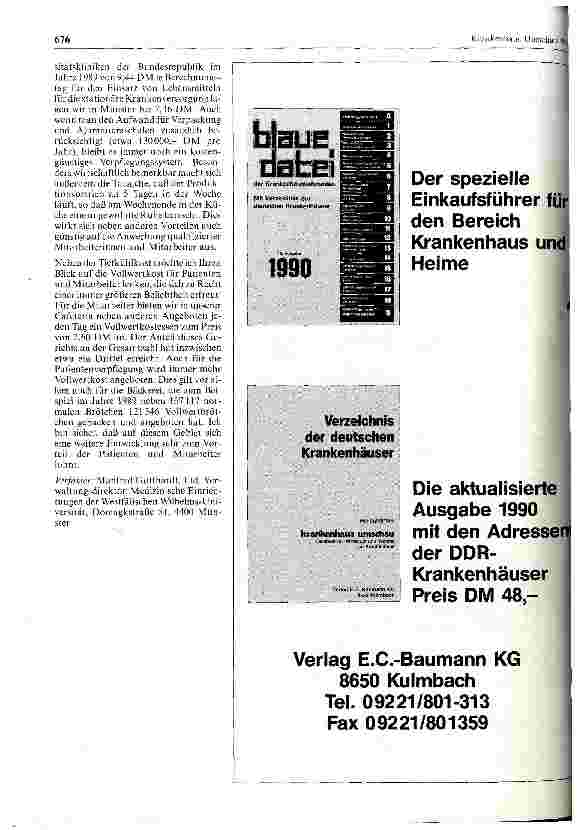 Vorschauseite 2: Neuere Trends für die Krankenhausverpflegung