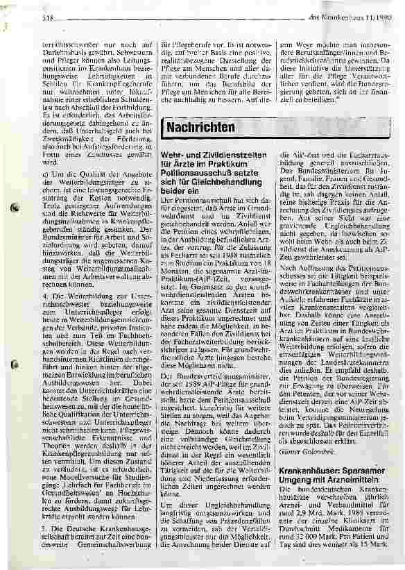 Vorschauseite 2: Entschließung des Bundesrates zur Verbesserung der Personalsituation der Krankenhäuser