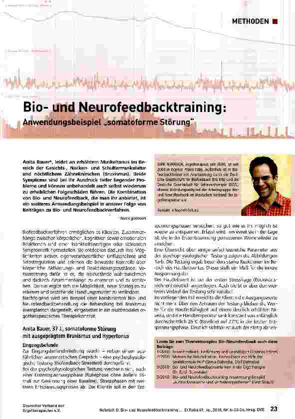 Vorschauseite 1: Biound Neurofeedbacktraining
