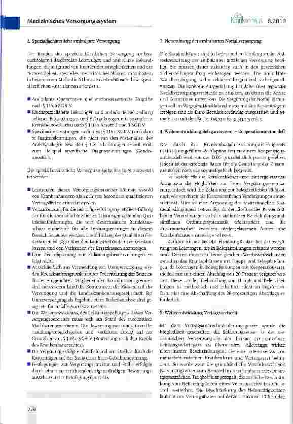 Vorschauseite 4: DKG-Konzept zur Reform der ambulanten ärztlichen Versorgung