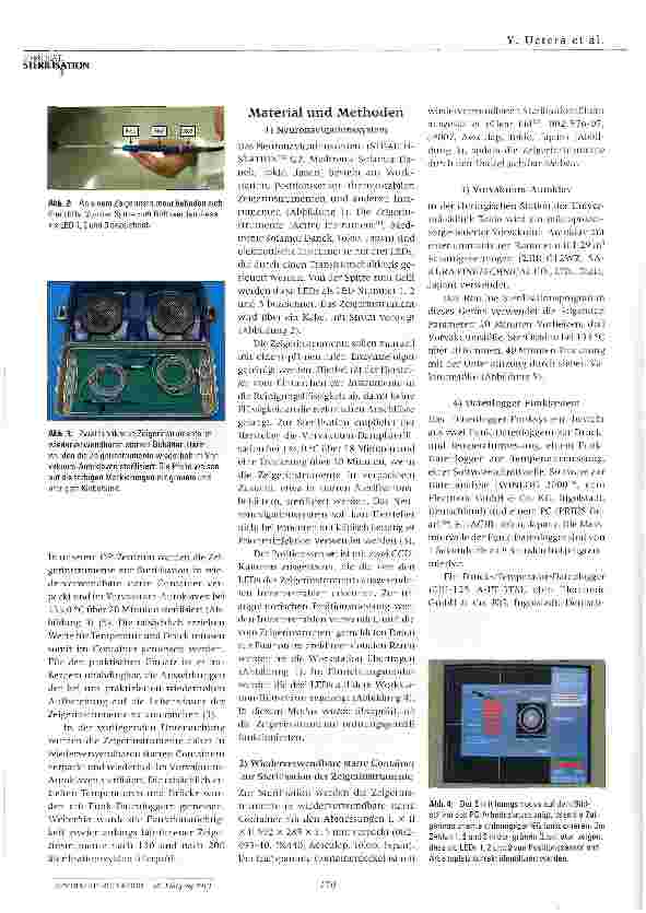 Vorschauseite 2: Sterilisation elektronischer Neuronavigationsinstrumente
