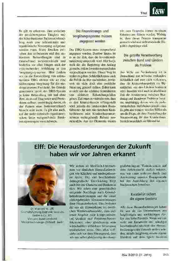 Vorschauseite 2: Die Politik wird nicht um eine Priorisierung herumkommen