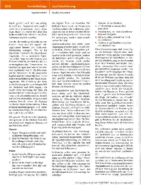 Vorschauseite 2: Qualitätsindikatoren in der Intensivmedizin: wozu?