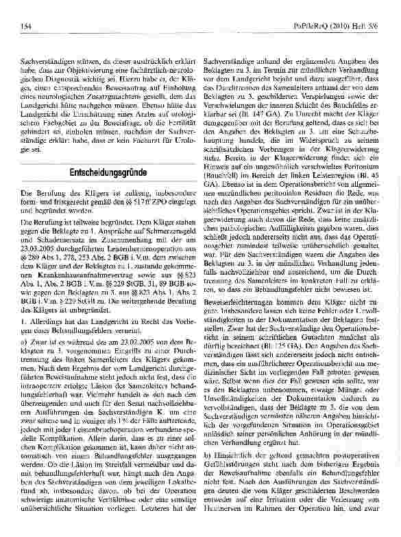 Vorschauseite 3: Aufklärung über Operation in laparoskopischer Technik, bei der der Patient bereits unter Medikamenteneinfluss steht, ist unwirksam