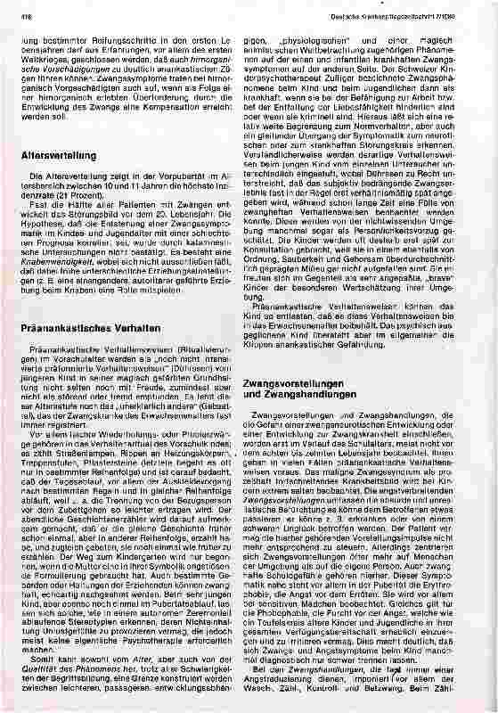 Vorschauseite 2: Zwangssymptomatik bei Kindern und Jugendlichen