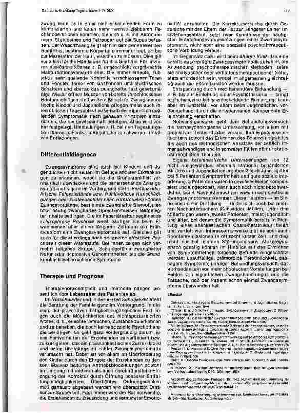 Vorschauseite 3: Zwangssymptomatik bei Kindern und Jugendlichen