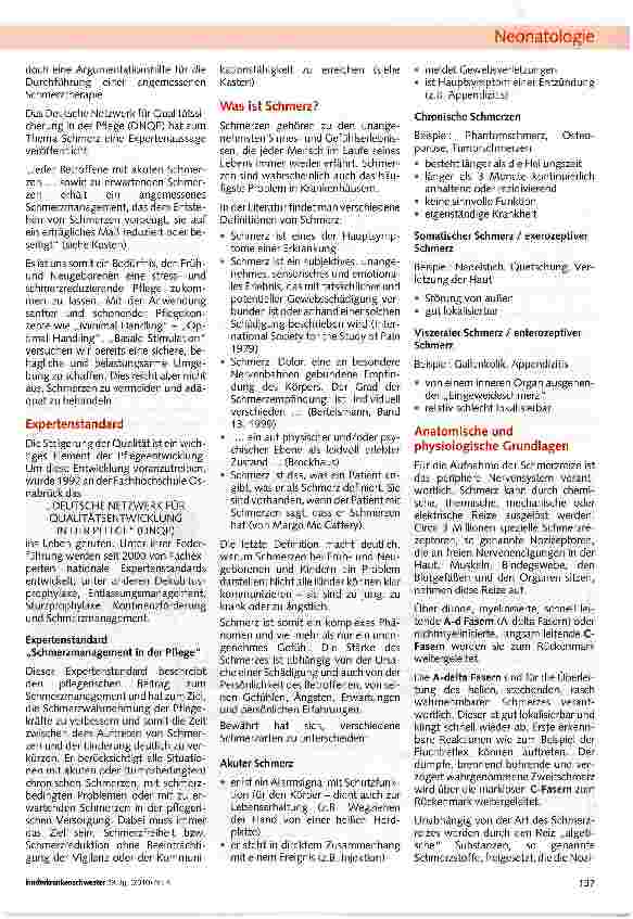 Vorschauseite 3: Schmerzerfassung und Schmerztherapie bei Frühgeborenen