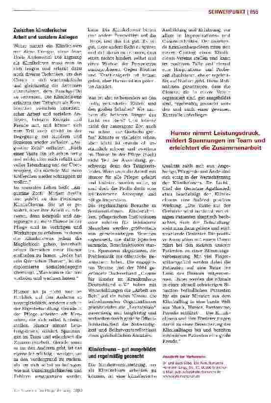 Vorschauseite 4: Aufstehhilfe „Lachen