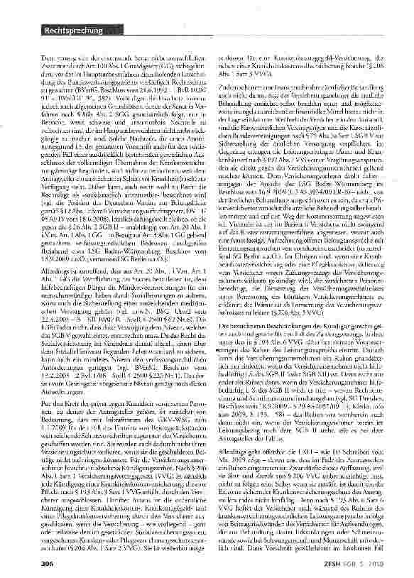 Vorschauseite 5: Keine volle Übernahme von Beiträgen zur privaten Krankenversicherung für ALG-Il-Bezieher; Verfassungsmäßigkeit; fehlender Anordnungsgrund im vorläufigen Rechtsschutzverfahren