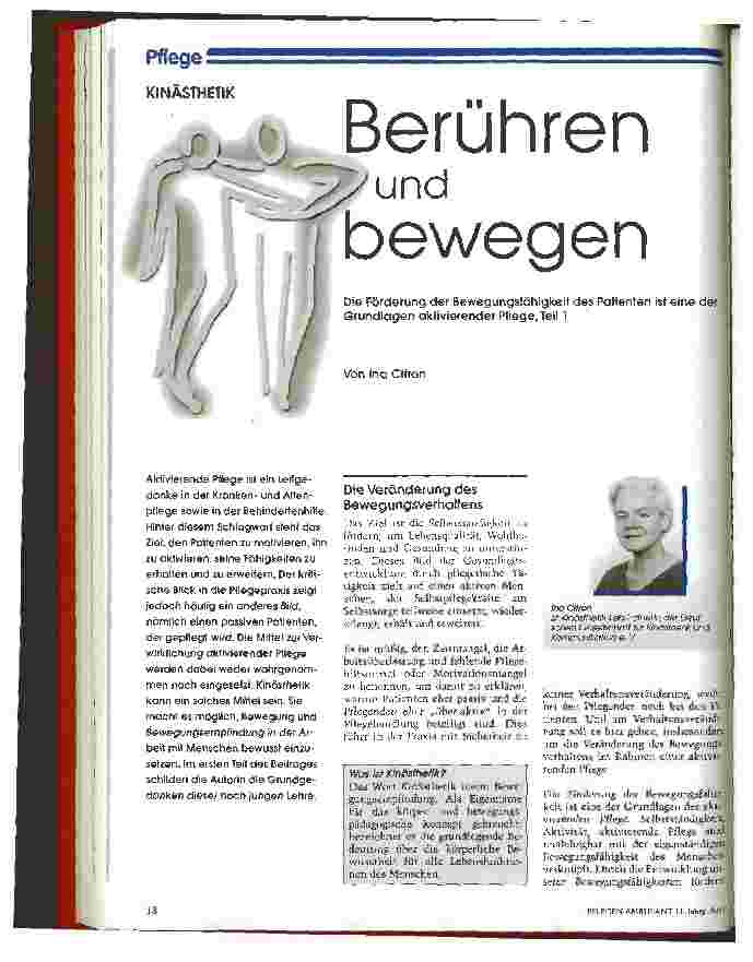 Vorschauseite 1: Berühren und bewegen Teil 1