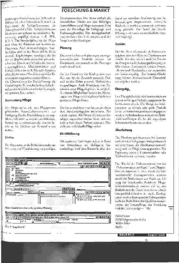 Vorschauseite 4: Dokumentation im Wandel der Zeit