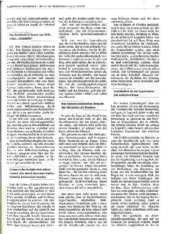 Vorschauseite 2: Soziale Arbeit als System Zur verzögerten Ankunft des Systembergriffes in der Sozialen Arbeit
