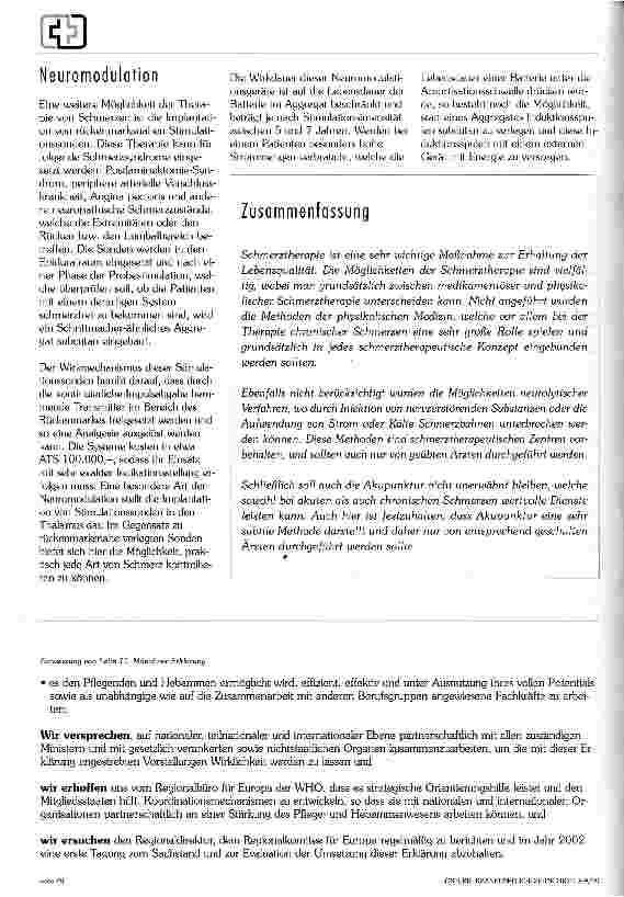 Vorschauseite 5: Aktuelle Schmerztherapie