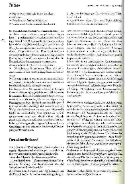 Vorschauseite 5: Interdisziplinäre ambulante Versorgung Qualität durch Vernetzung