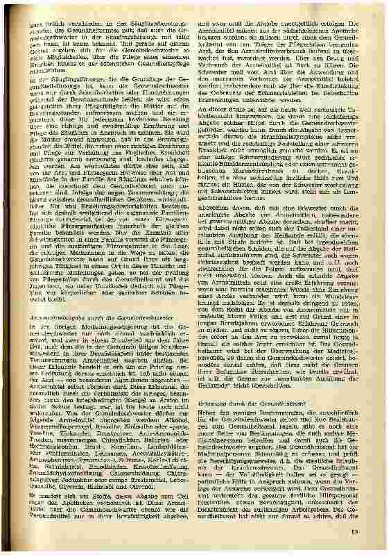 Vorschauseite 2: Gesundheitsamt - Gemeindeschwester