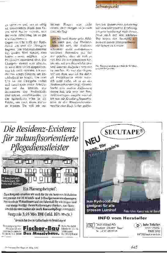 Vorschauseite 4: Aus dem Tagebuch einer Krankenpflegeschülerin