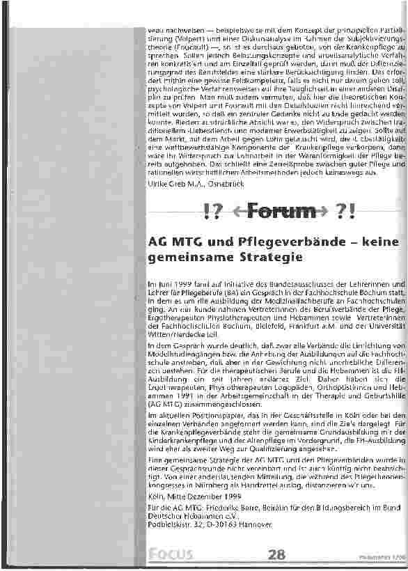 Vorschauseite 4: Zwischen Lohnarbeit und Liebesdienst Belastungen in der Krankenpflege