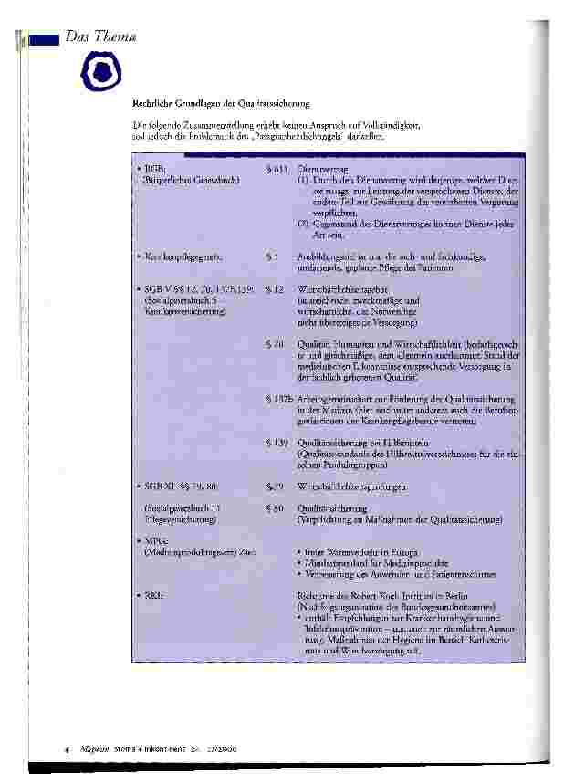 Vorschauseite 1: Rechtliche Grundlagen der Qualitätssicherung