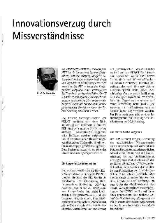 Vorschauseite 1: Innovationsverzug durch Missverständnisse