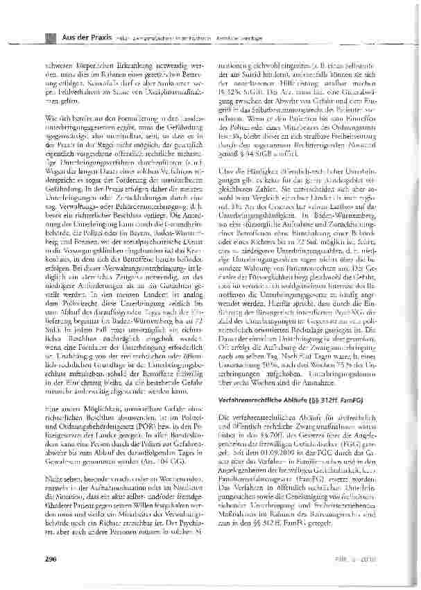 Vorschauseite 6: Zwangsmaßnahmen in der Psychiatrie Rechtliche Grundlagen