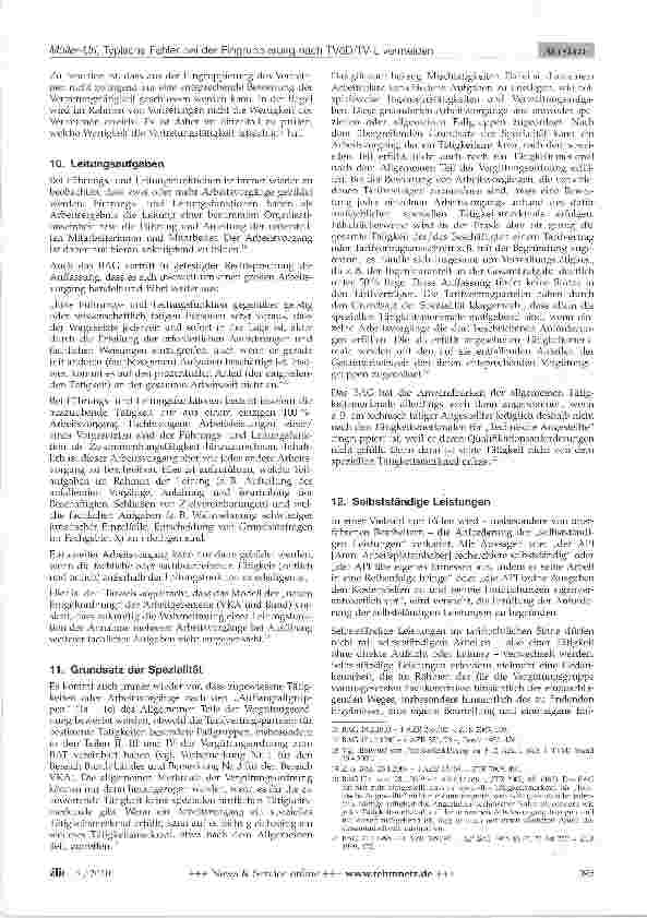 Vorschauseite 5: Typische Fehler bei der Eingruppierung nach TVöD/TV-L vermeiden