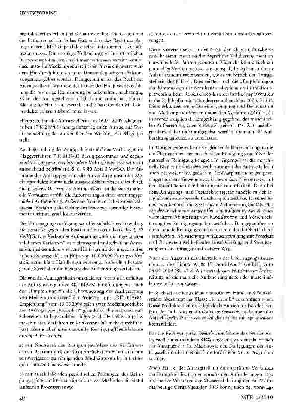 Vorschauseite 3: Hygienische Aufbereitung von Medizinprodukten