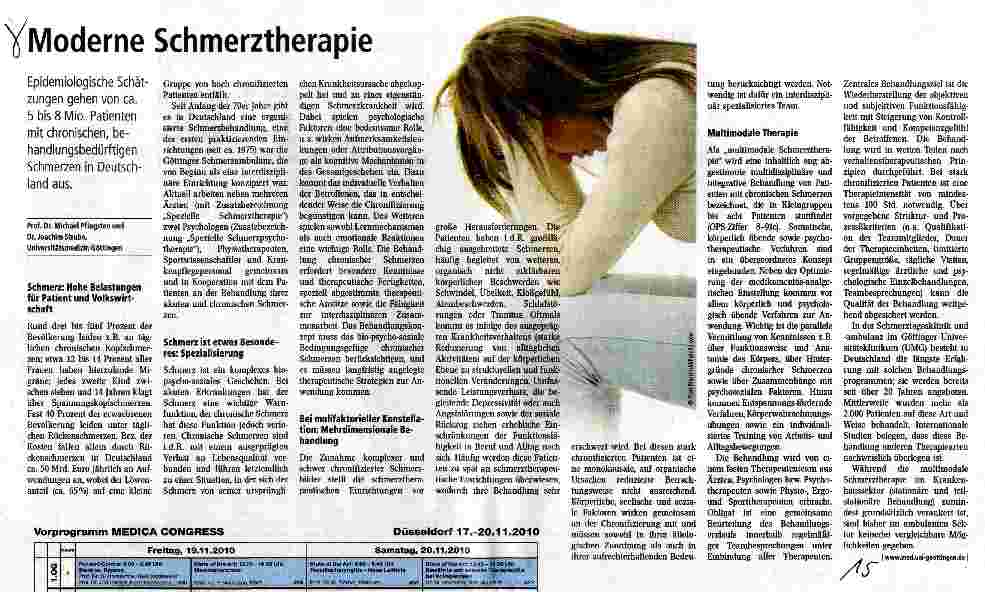 Vorschauseite 1: Moderne Schmerztherapie