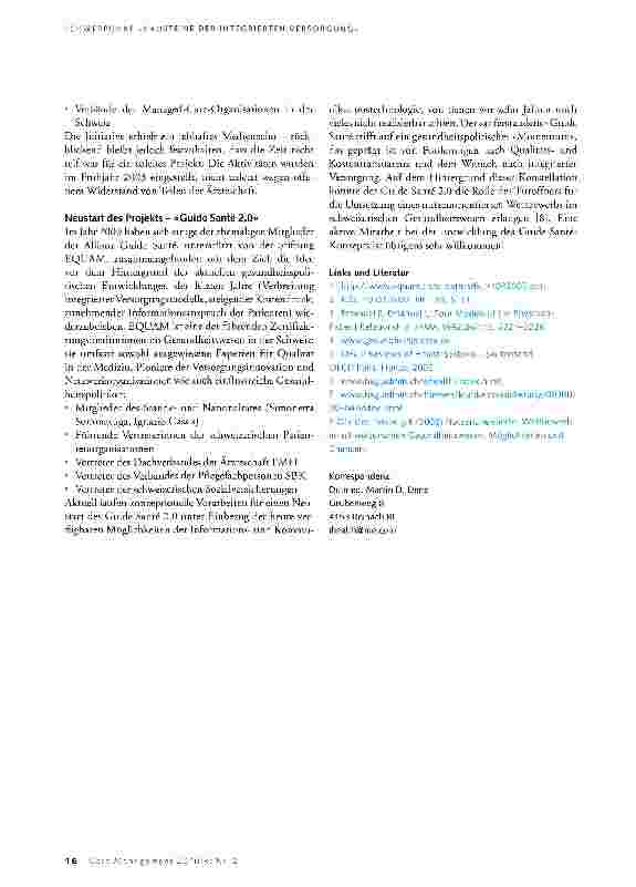 Vorschauseite 3: Guide Sante zum Zweiten