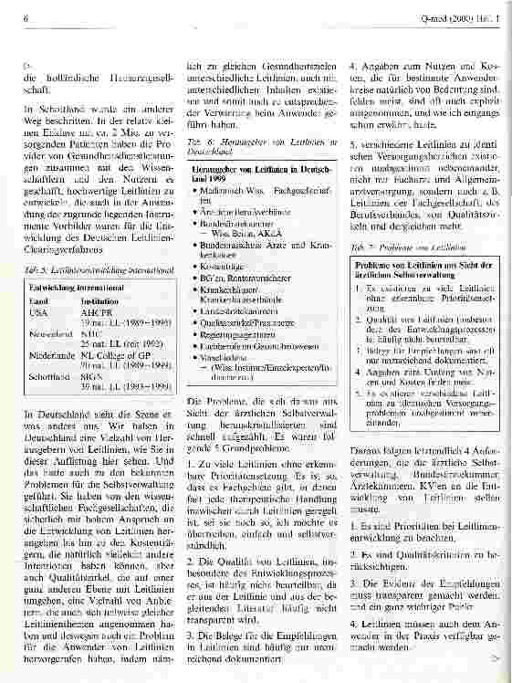 Vorschauseite 3: Medizinische Leitlinien - Instrumente des Qualitätsmanagements?