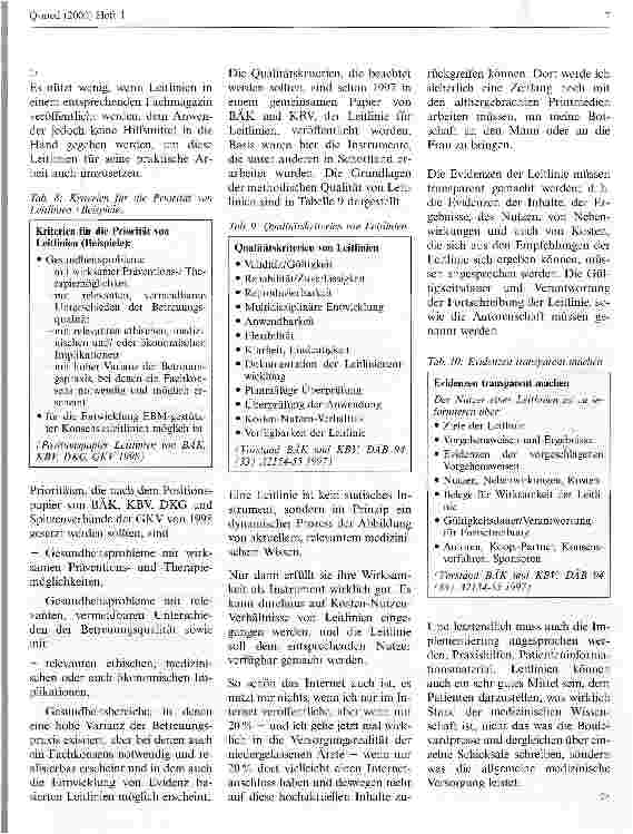 Vorschauseite 4: Medizinische Leitlinien - Instrumente des Qualitätsmanagements?