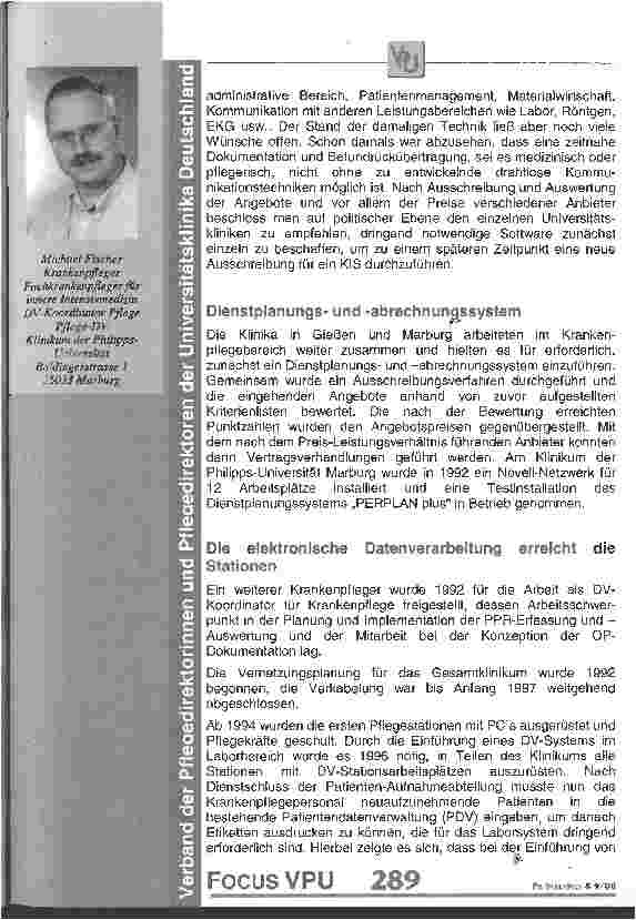 Vorschauseite 2: Verband der Pflegedirektorinnen und Pflegedirektoren der Universitätsklinika Deutschland (VPU)