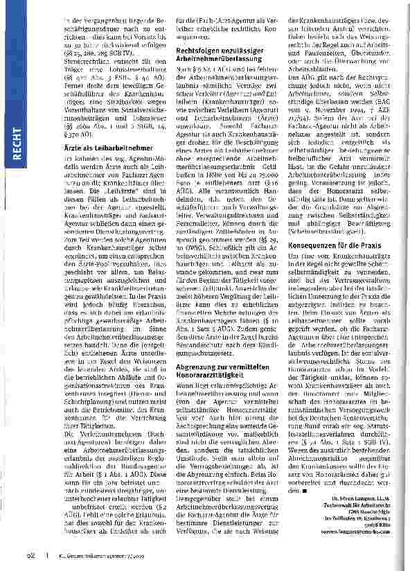 Vorschauseite 3: Krankenhäuser setzen zunehmend Honorarärzte ein