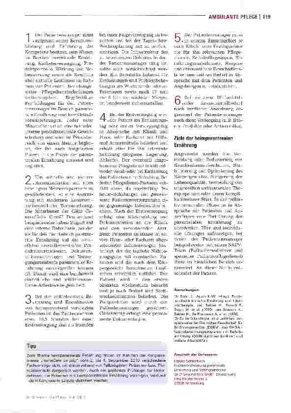 Vorschauseite 3: Der Patientenmanager als zentraler Ansprechpartner