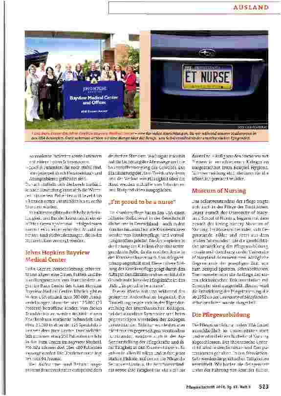 Vorschauseite 2: „I am proud to be a nurse