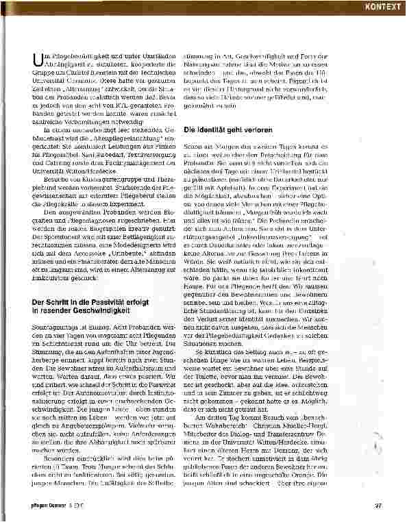 Vorschauseite 3: Plötzlich alt