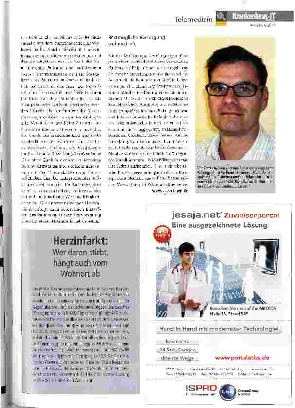 Vorschauseite 3: Telemedizin bei Versorgung von Herz-Notfallpatienten