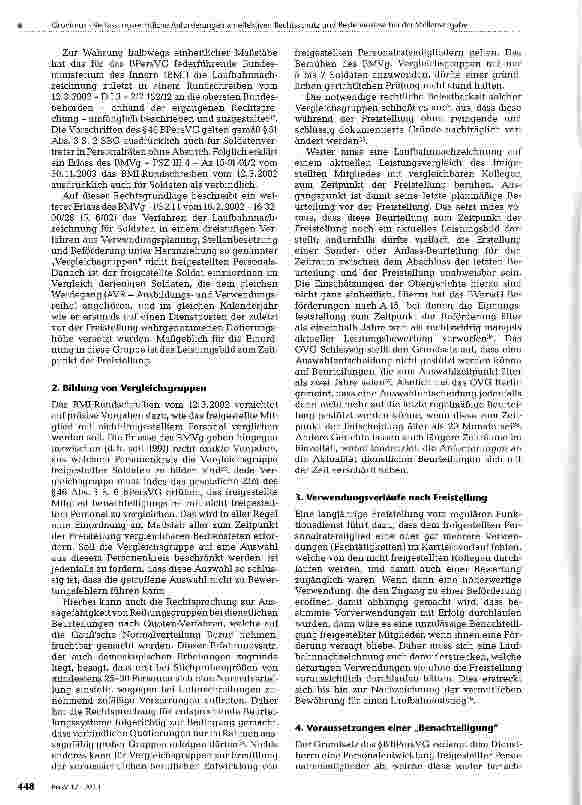 Vorschauseite 5: Verfassungsrechtliche Anforderungen an effektiven Rechtsschutz und Bestenauslese bei der Stellenvergabe - insbesondere bei freigestellten Personalratsmitgliedern